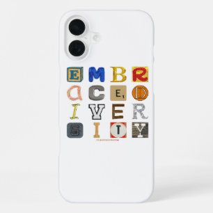 SlipperyJoe umarmt Vielfalt Metapher LGBTQIA glänz iPhone 16 Plus Hülle