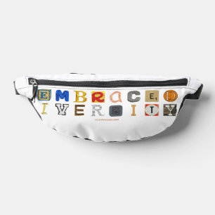 SlipperyJoe umarmt Vielfalt Metapher LGBTQIA glo Bauchtasche