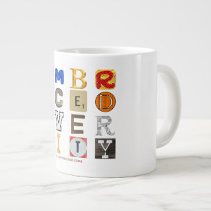 SlipperyJoe umarmt Vielfalt Metapher LGBTQIA glo Jumbo-Tasse