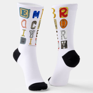 SlipperyJoe umarmt Vielfalt Metapher LGBTQIA glo Socken