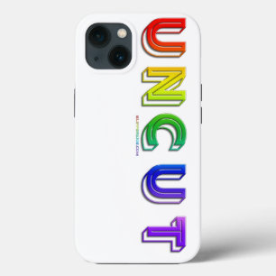 SlipperyJoe unbeschnitten lebendig lebhaft neon Re Case-Mate iPhone Hülle