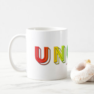 SlipperyJoe unbeschnitten lebendig lebhaft neon Re Kaffeetasse