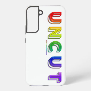SlipperyJoe unbeschnitten lebendig lebhaft neon Re Samsung Galaxy Hülle