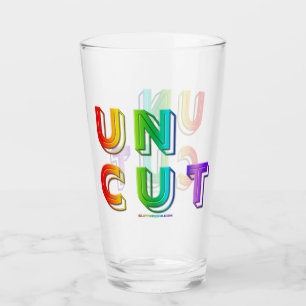 SlipperyJoe ungeschnitten lebendig lebhaft neon Re Glas