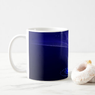 SlipperyJoe Weihnachtsbaum digital transluzent rot Kaffeetasse