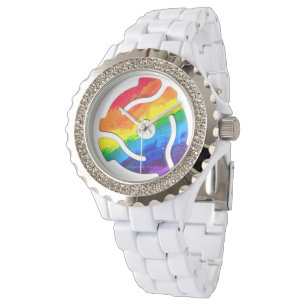 SlipperyJoe's 45-RPM-Plattenadaptervibran Armbanduhr