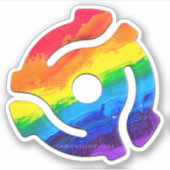 SlipperyJoe's 45-RPM-Plattenadaptervibran Aufkleber (Vorderseite)