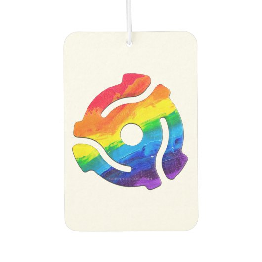 SlipperyJoe's 45-RPM-Plattenadaptervibran Autolufterfrischer (Vorderseite)