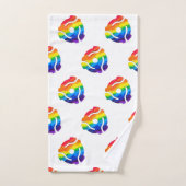 SlipperyJoe's 45-RPM-Plattenadaptervibran Badhandtuch Set (Handtuch)