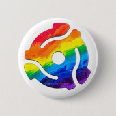 SlipperyJoe's 45-RPM-Plattenadaptervibran Button (Vorderseite)