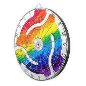 SlipperyJoe's 45-RPM-Plattenadaptervibran Dartscheibe (Vorderseite rechts)