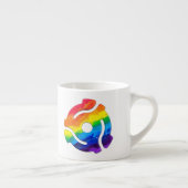 SlipperyJoe's 45-RPM-Plattenadaptervibran Espressotasse (Rechts)