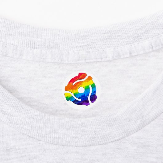 SlipperyJoe's 45-RPM-Plattenadaptervibran Etiketten (Befestigt)