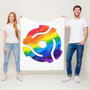 SlipperyJoe's 45-RPM-Plattenadaptervibran Fleecedecke