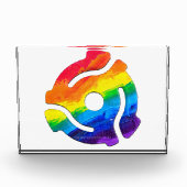 SlipperyJoe's 45-RPM-Plattenadaptervibran Fotoblock (Vorderseite)