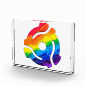 SlipperyJoe's 45-RPM-Plattenadaptervibran Fotoblock (Rechts)