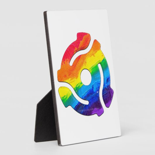 SlipperyJoe's 45-RPM-Plattenadaptervibran Fotoplatte (Seite)