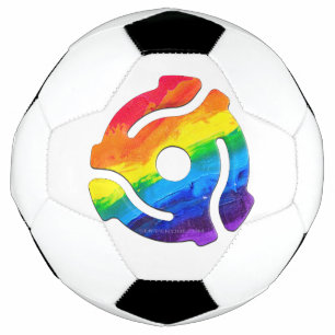 SlipperyJoe's 45-RPM-Plattenadaptervibran Fußball