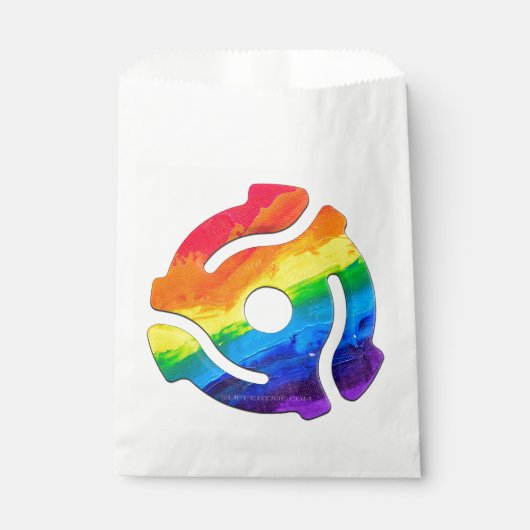 SlipperyJoe's 45-RPM-Plattenadaptervibran Geschenktütchen (Vorderseite)