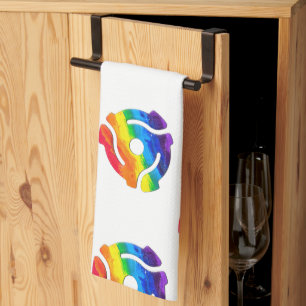 SlipperyJoe's 45-RPM-Plattenadaptervibran Geschirrtuch