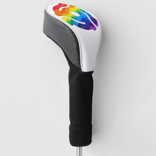 SlipperyJoe's 45-RPM-Plattenadaptervibran Golf Headcover (angewinkelt)