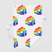 SlipperyJoe's 45-RPM-Plattenadaptervibran Golfhandtuch (Insitu)