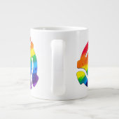 SlipperyJoe's 45-RPM-Plattenadaptervibran Jumbo-Tasse (Rückseite)