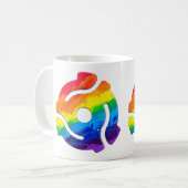 SlipperyJoe's 45-RPM-Plattenadaptervibran Kaffeetasse (Vorderseite Links)