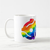 SlipperyJoe's 45-RPM-Plattenadaptervibran Kaffeetasse (Links)