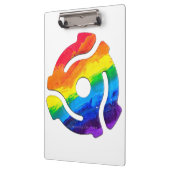 SlipperyJoe's 45-RPM-Plattenadaptervibran Klemmbrett (Links)