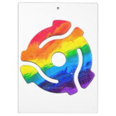 SlipperyJoe's 45-RPM-Plattenadaptervibran Klemmbrett (Rückseite)