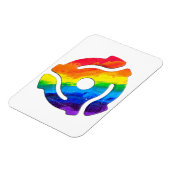 SlipperyJoe's 45-RPM-Plattenadaptervibran Magnet (Linke Seite)