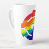 SlipperyJoe's 45-RPM-Plattenadaptervibran Milchtasse (Linke Ecke)