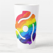 SlipperyJoe's 45-RPM-Plattenadaptervibran Milchtasse (Vorderseite)