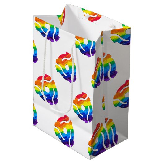 SlipperyJoe's 45-RPM-Plattenadaptervibran Mittlere Geschenktüte (Vorderseite Schrägansicht)