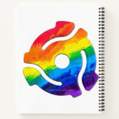 SlipperyJoe's 45-RPM-Plattenadaptervibran Notizblock (Rückseite)