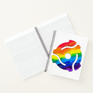 SlipperyJoe's 45-RPM-Plattenadaptervibran Notizblock