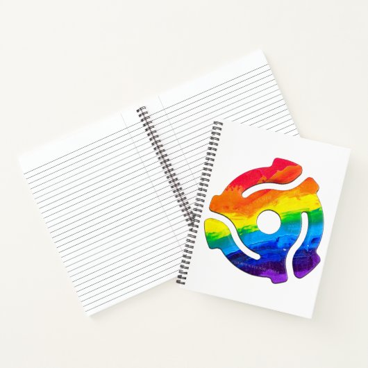 SlipperyJoe's 45-RPM-Plattenadaptervibran Notizblock (Innenseite)