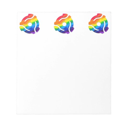 SlipperyJoe's 45-RPM-Plattenadaptervibran Notizblock (Vorderseite)