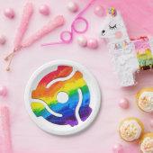 SlipperyJoe's 45-RPM-Plattenadaptervibran Pappteller (Party)