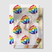 SlipperyJoe's 45-RPM-Plattenadaptervibran Pergament Einladungen (Versatz (Ehepaar))