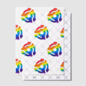 SlipperyJoe's 45-RPM-Plattenadaptervibran Pergament Einladungen (Versetzt (Einladung))