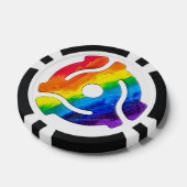 SlipperyJoe's 45-RPM-Plattenadaptervibran Pokerchips (Einzeln)