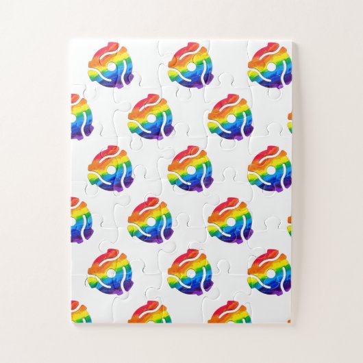 SlipperyJoe's 45-RPM-Plattenadaptervibran Puzzle (Vertikal)