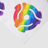 SlipperyJoe's 45-RPM-Plattenadaptervibran Seidenpapier (Detail)