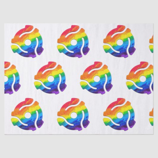 SlipperyJoe's 45-RPM-Plattenadaptervibran Seidenpapier (Vorderseite)