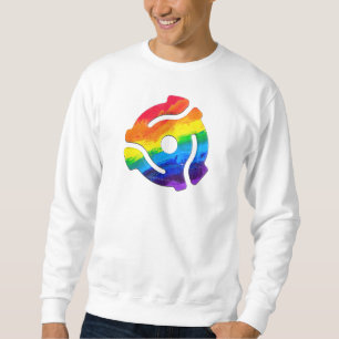 SlipperyJoe's 45-RPM-Plattenadaptervibran Sweatshirt