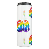 SlipperyJoe's 45-RPM-Plattenadaptervibran Thermosbecher (Rückseite)