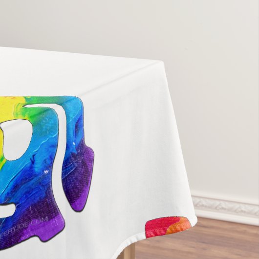 SlipperyJoe's 45-RPM-Plattenadaptervibran Tischdecke (Beispiel)