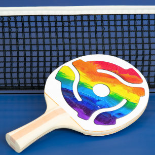 SlipperyJoe's 45-RPM-Plattenadaptervibran Tischtennis Schläger